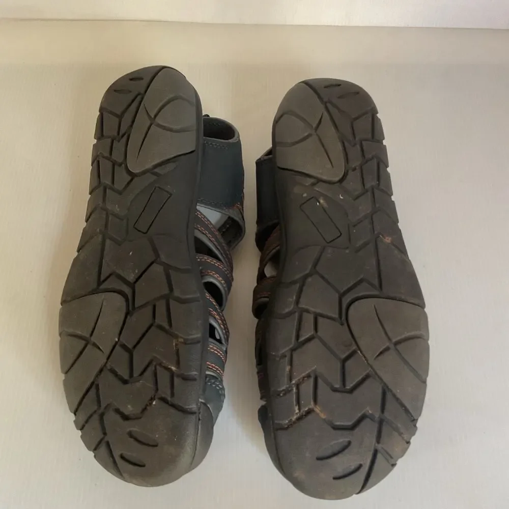 Alpine Design Boulder II Men’s Outdoor Hiking Sandals Size 11 Gray Orange